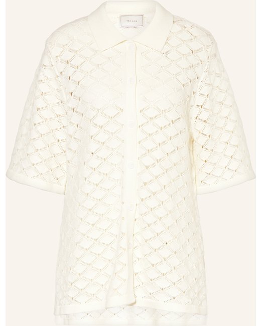 NEO NOIR Neo Noir Häkelbluse Sette weiss