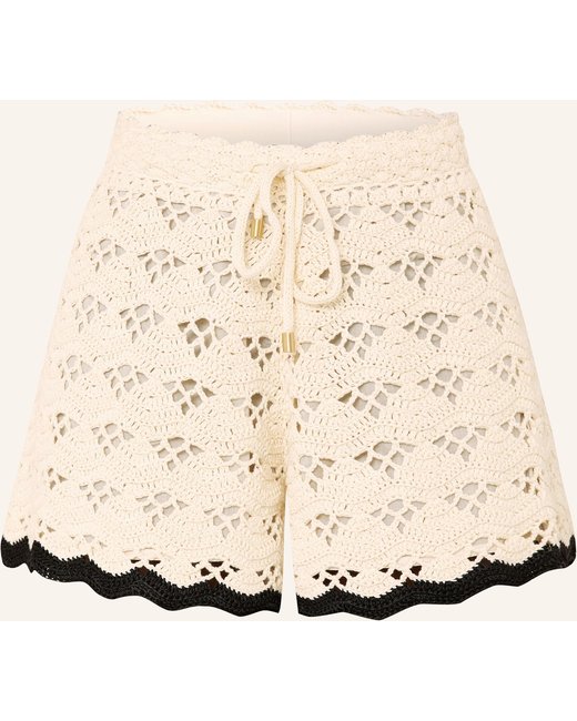 Zimmermann Zimmermann Häkelshorts Rhiannon beige