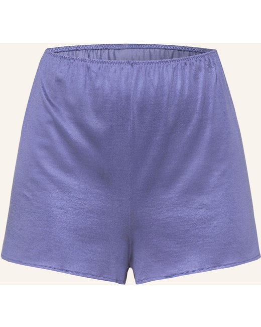 mey Mey Schlafshorts Serie So Elegant Aus Satin blau