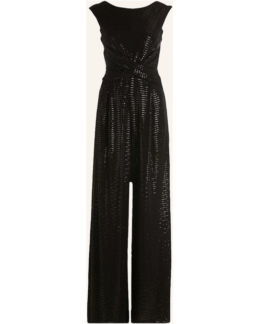 Vera Mont Vera Mont Jersey-Jumpsuit Mit Pailletten schwarz