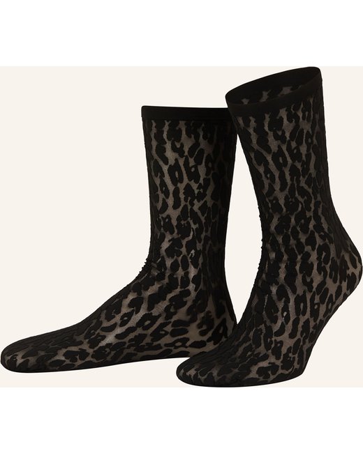 Wolford Wolford Feinstrumpf-Söckchen Leo schwarz