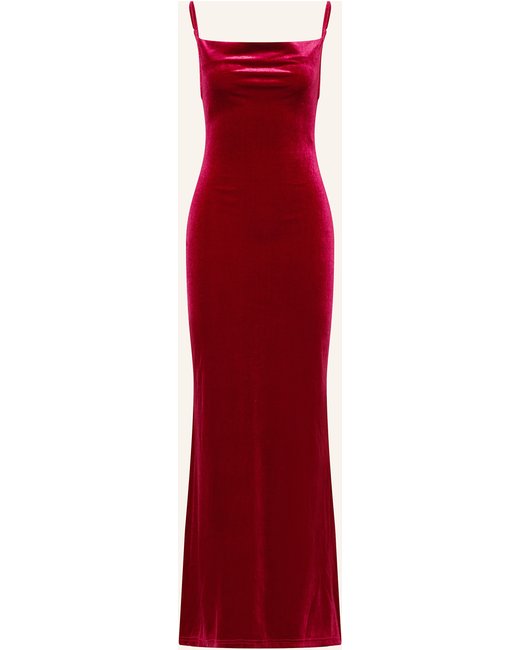 Lipsy Lipsy Abendkleid Aus Samt rot