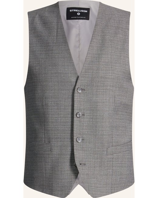 Strellson Strellson Anzugweste gyl2 Slim Fit grau