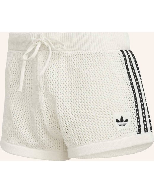 adidas Originals Adidas Originals Häkelshorts Knitted Crochet weiss