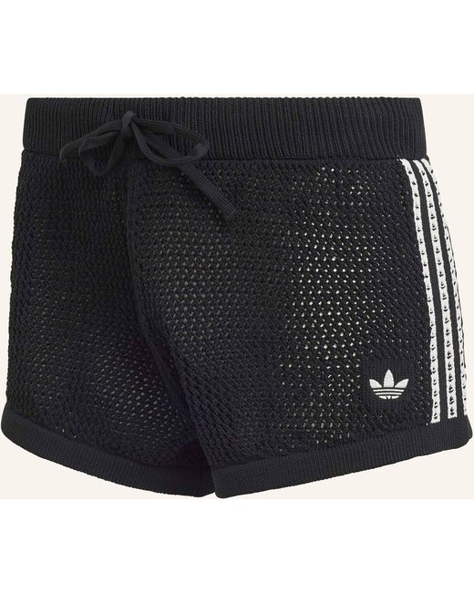 adidas Originals Adidas Originals Häkelshorts Knitted Crochet schwarz