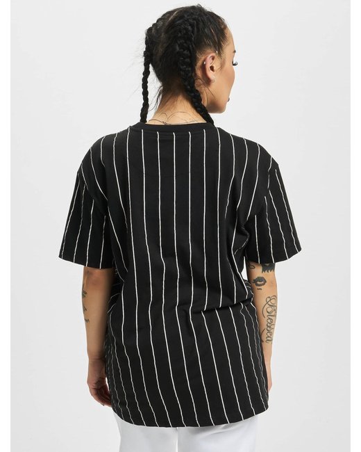Karl Kani Karl Kani Small Signature Oversize Essential Pinstripe T-Shirt
