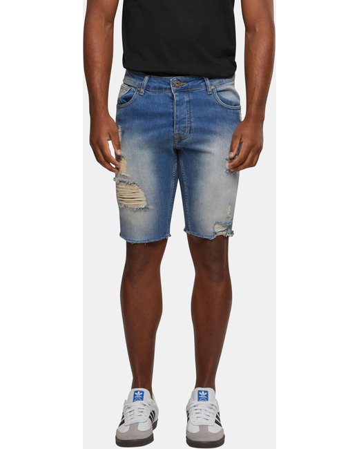 2Y Premium 2Y Premium Destroyed Skinny Denim Short
