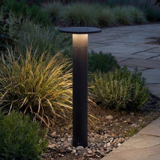 Arcchio LED-Wegeleuchte Tovio, Höhe 65 cm, anthrazit