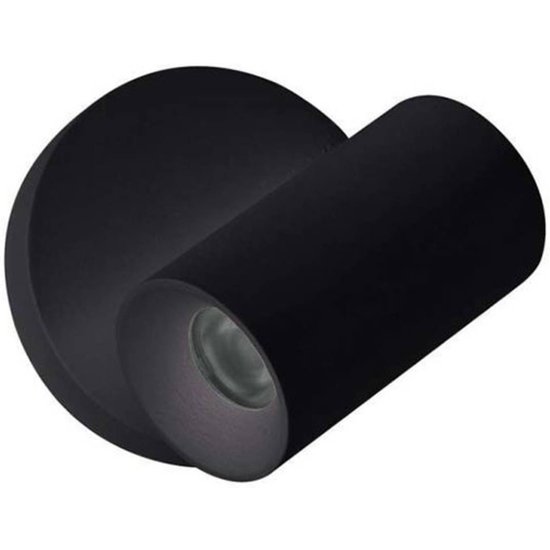 LED-Wandstrahler Bart W, schwarz