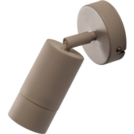 Wandstrahler Link, beige, Breite 8 cm, Stahl