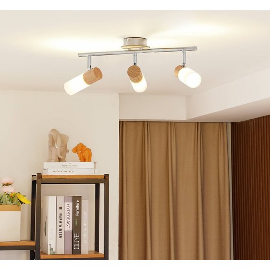 Holzstrahler Christoph, 3-flammig, länglich