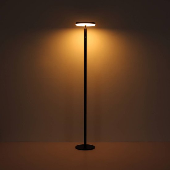 LED-Solar-Stehleuchte 36508, schwarz, Aluminium, CCT, IP54