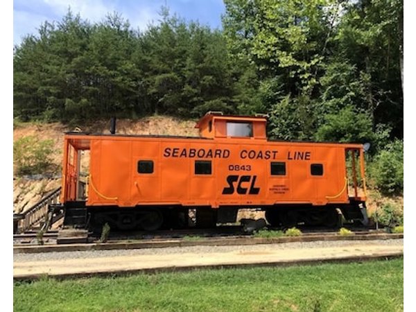 Unique Caboose Accommodation for a Getaway near Asheville North Carolina