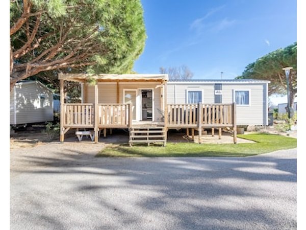 Mobile Home Mobilhome Tout Confort With Private Terrace And Air Conditioning