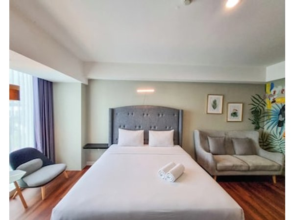 Restful Studio (no Kitchen) At Mataram City Apartment
