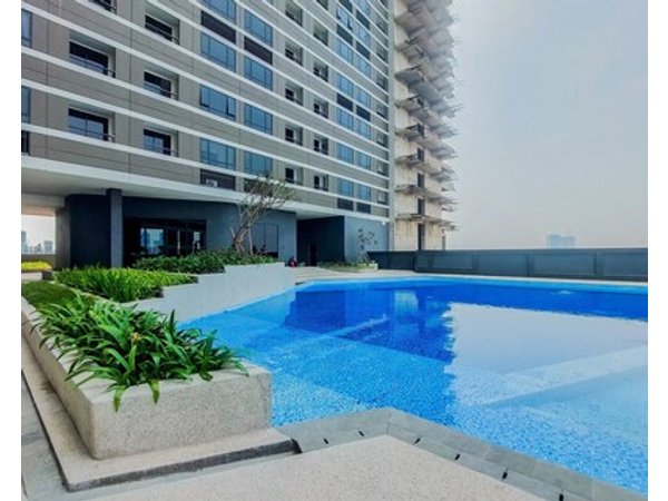 Chic Blue Tinted Studio Room At Apartment Collins Boulevard