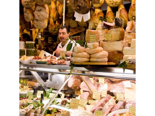 Florence: San Lorenzo Market Food and Wine Tour with Local Expert