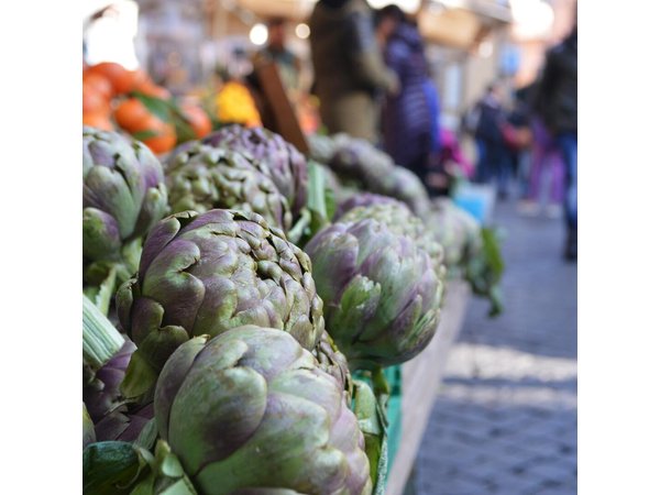 Campo dei Fiori Market and Trevi Fountain District Food & Wine Tour in Rome
