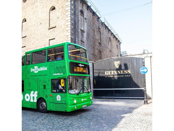 Dublin Public Transport and Hop-On Hop-Off Sightseeing Bus Tour