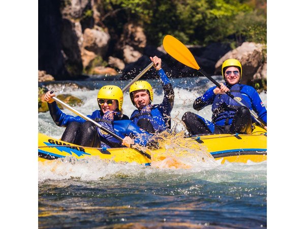 Rafting in upper part of Cetina river from Split or Blato n/C