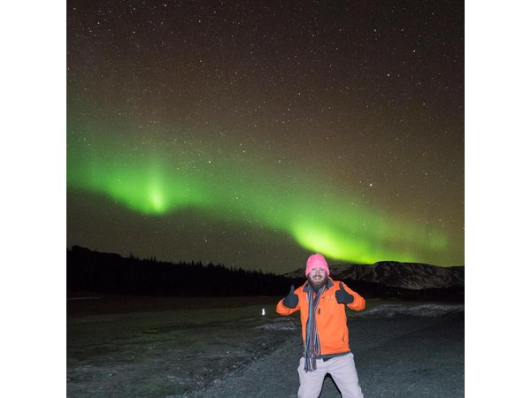 Northern Lights Small-Group Tour From Reykjavik with Hot Choco