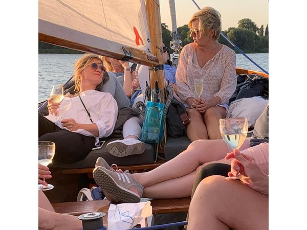 Sailing trip on the Hamburg Outer Alster