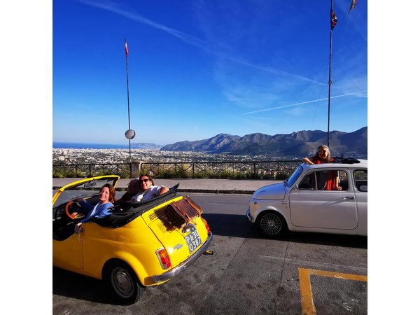 Palermo & Mondello: Vintage Fiat 500 Sightseeing Tour