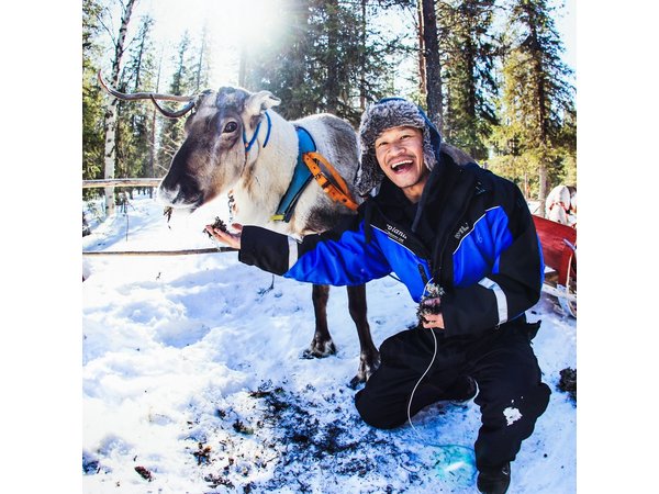 Snowmobile Safari to Reindeer and Husky Farms - Rovaniemi