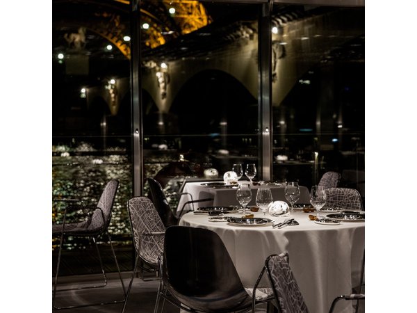 Paris at the First Lodges - Ducasse sur Seine dinner cruise