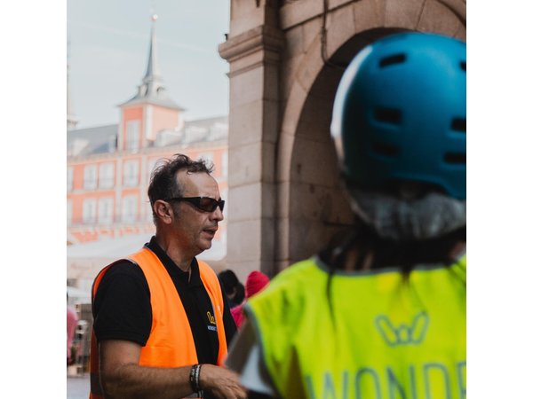Old city and Madrid río by segway