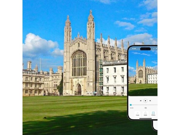 Bridges and Brilliance Cambridge UK Self Guided Tour with App