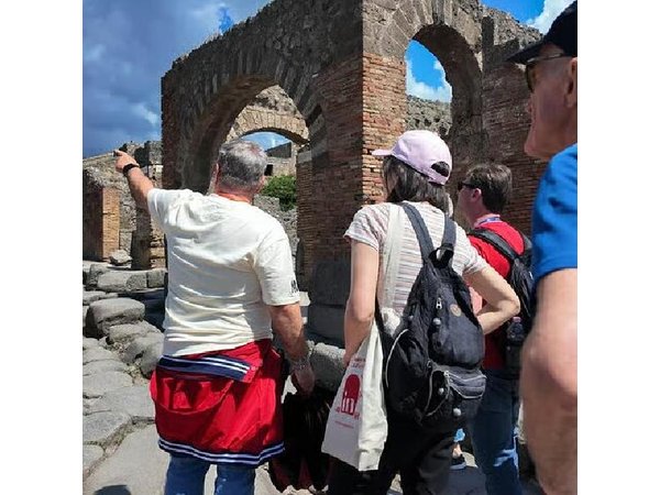 Pompeii Express : Guided tour from Naples by train included
