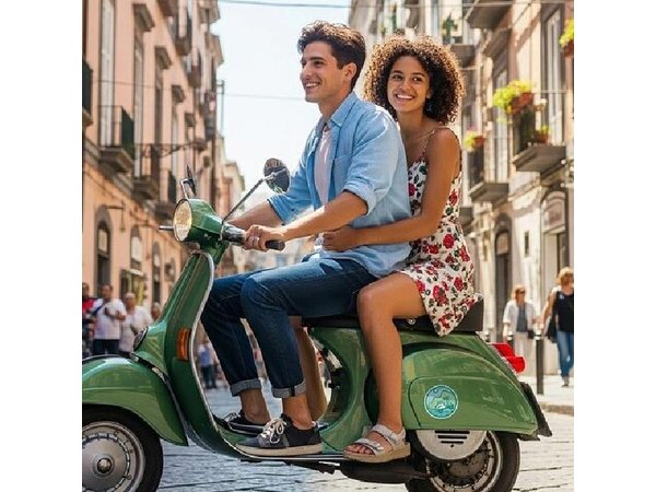 Audioguided Vespa Tour of Naples (Vespa with driver)