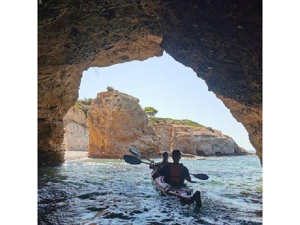 Athens: Kayak and Snorkeling at Caves and Hidden Beaches
