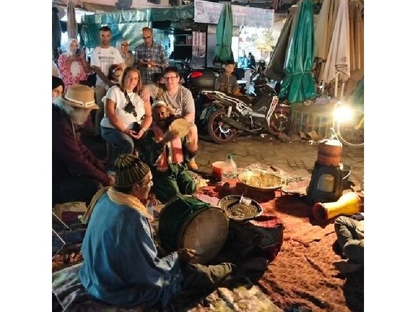 Night Tour of Marrakech Medina with Jemaa el-Fna and Souks