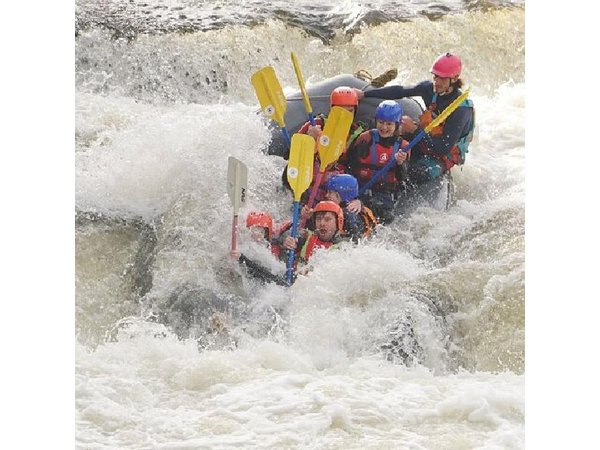 Whitewater Rafting on the River Dee in Llangollen