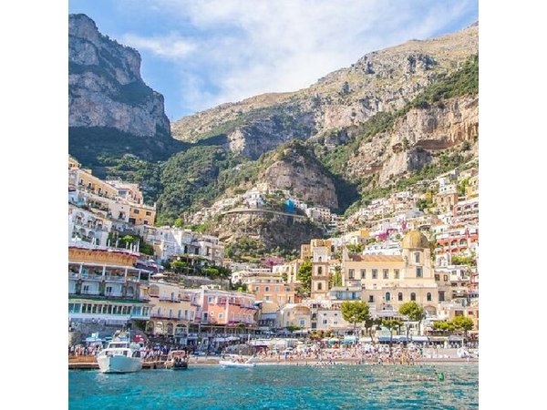 Full-Day Private Positano & Amalfi Boat Tour from Sorrento
