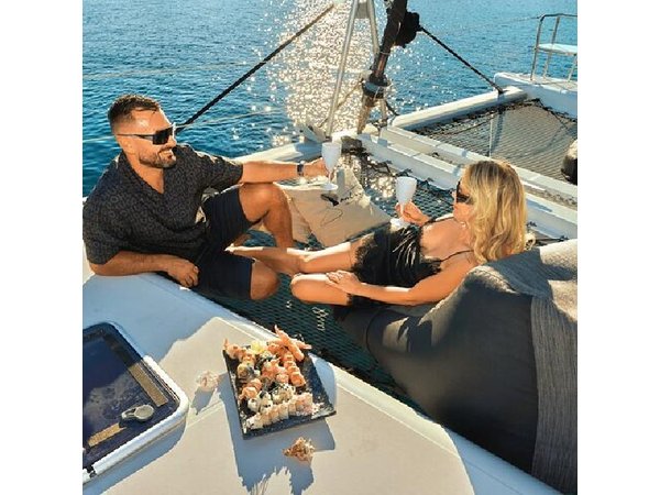 Chania Old Port Sunset Catamaran Cruise - Prosecco & Snacks