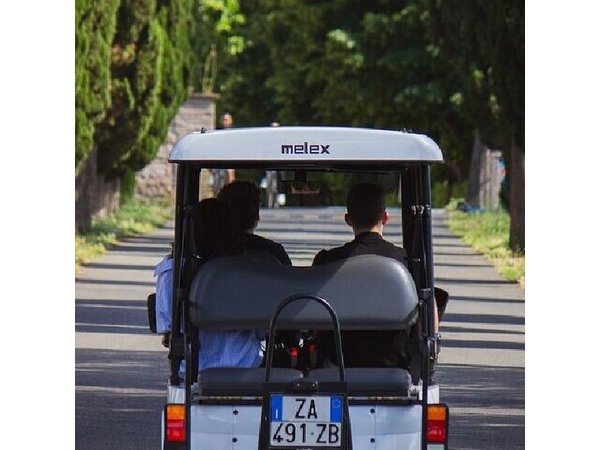Rome Private Tour of Hidden Treasures by Golf Cart with Pickup