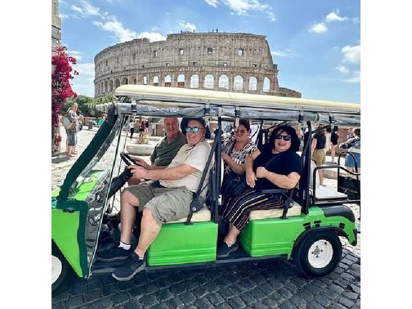 Golf Cart Around Imperial Rome