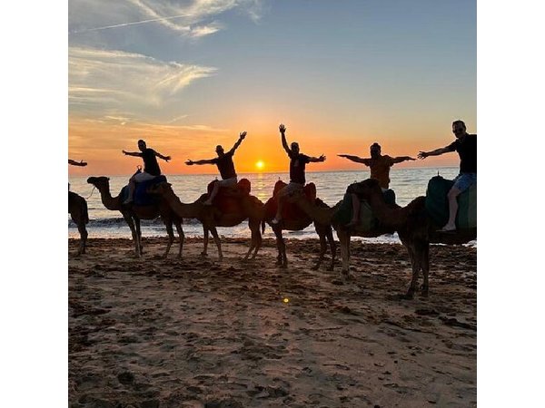 Tangier : Sunset Camel Ride With Barbecue dinner in Tangier