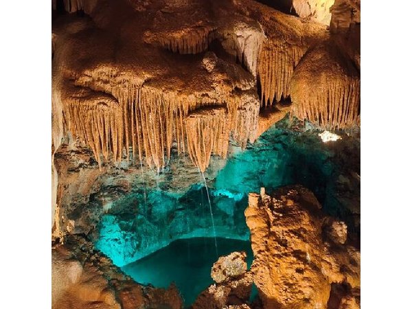 Lisbon: Dinosaur Footprints, Caves, and Obidos Tour with Tickets
