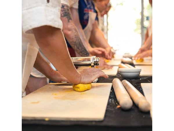Rome Small Group Pasta Making Class with Wine and Italian Chef