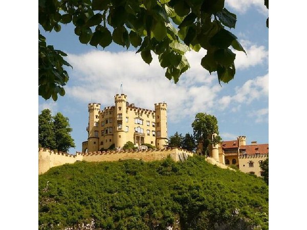 Castles Neuschwanstein and Hohenschwangau from Munich