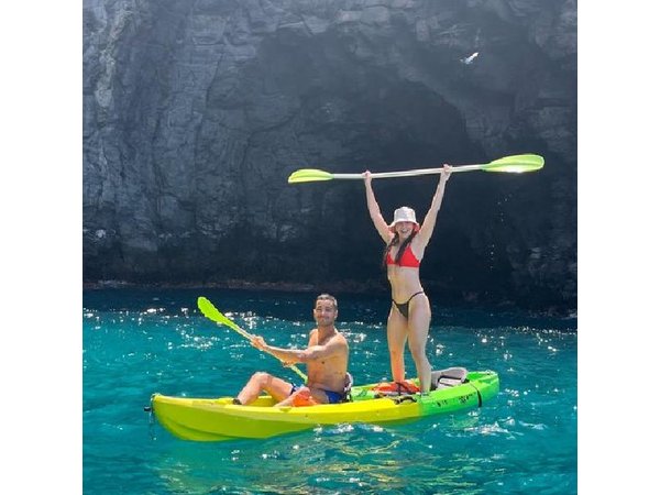 Guided kayaking and snorkeling adventure in Tenerife