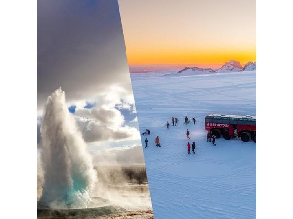 Golden Circle and Sleipnir Monster Truck Tour from Reykjavik