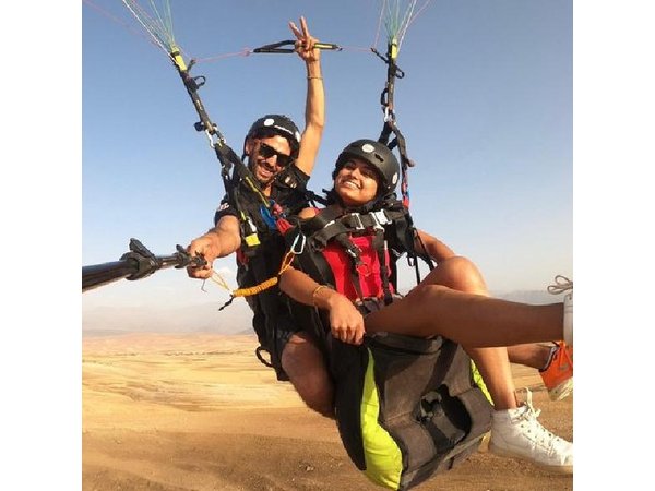 Paragliding experience in Agafay desert from Marrakech