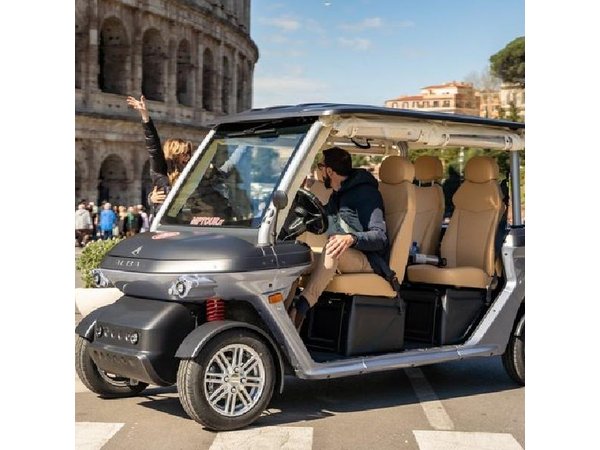 Relaxing Golf Cart Highlights Tour of Rome
