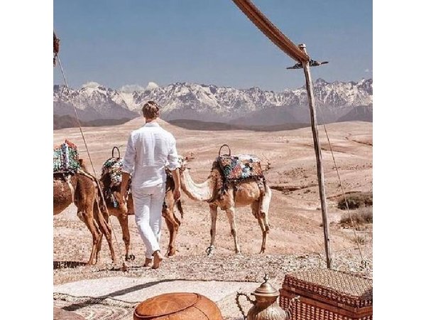 Marrakech: Dinner Wow Sunset Camel ride in Agafay