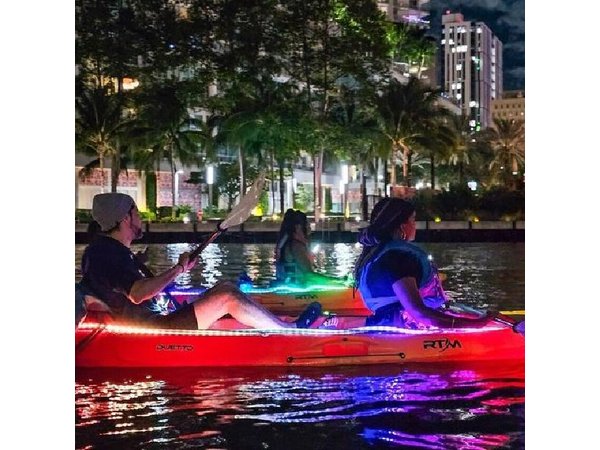 L.E.D. Light Kayak Miami City Lights